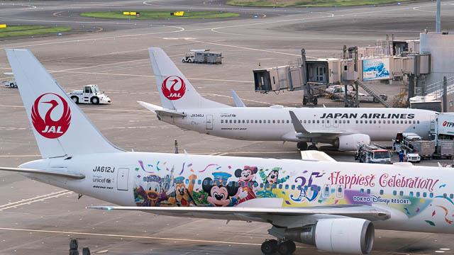 35周年ディズニー】JALセレブレーションエクスプレスに乗りたい！運航